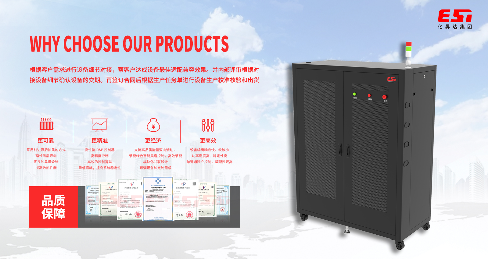 为什么选择亿昇达的产品?